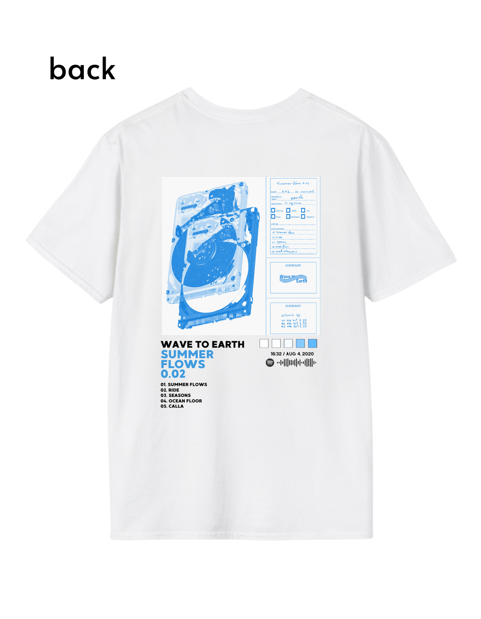 Summer Flows 0.02 Album T-Shirt