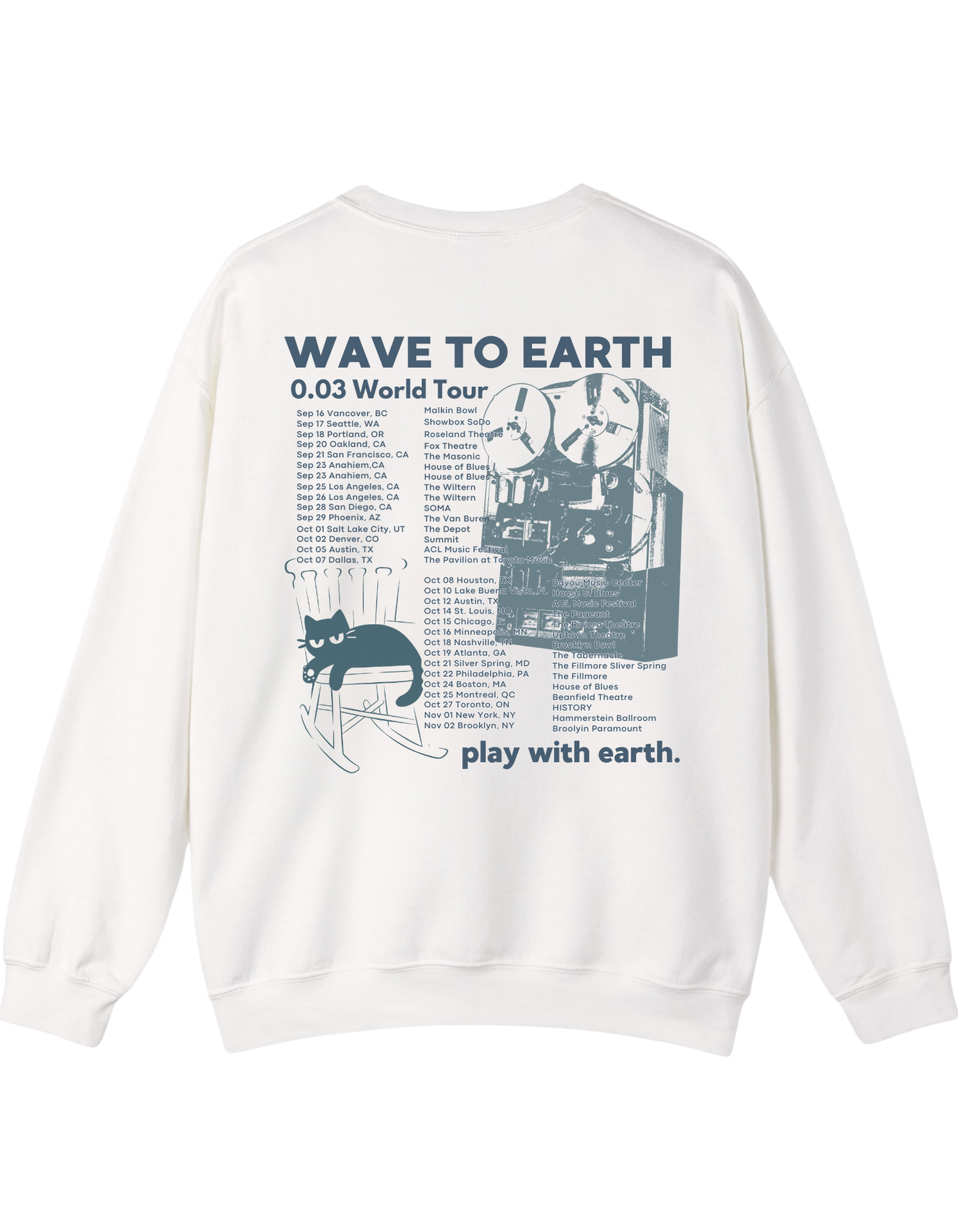 0.03 Na Tour Unisex Softstyle 2 Wave to Earth Sweater [Pre-Order]