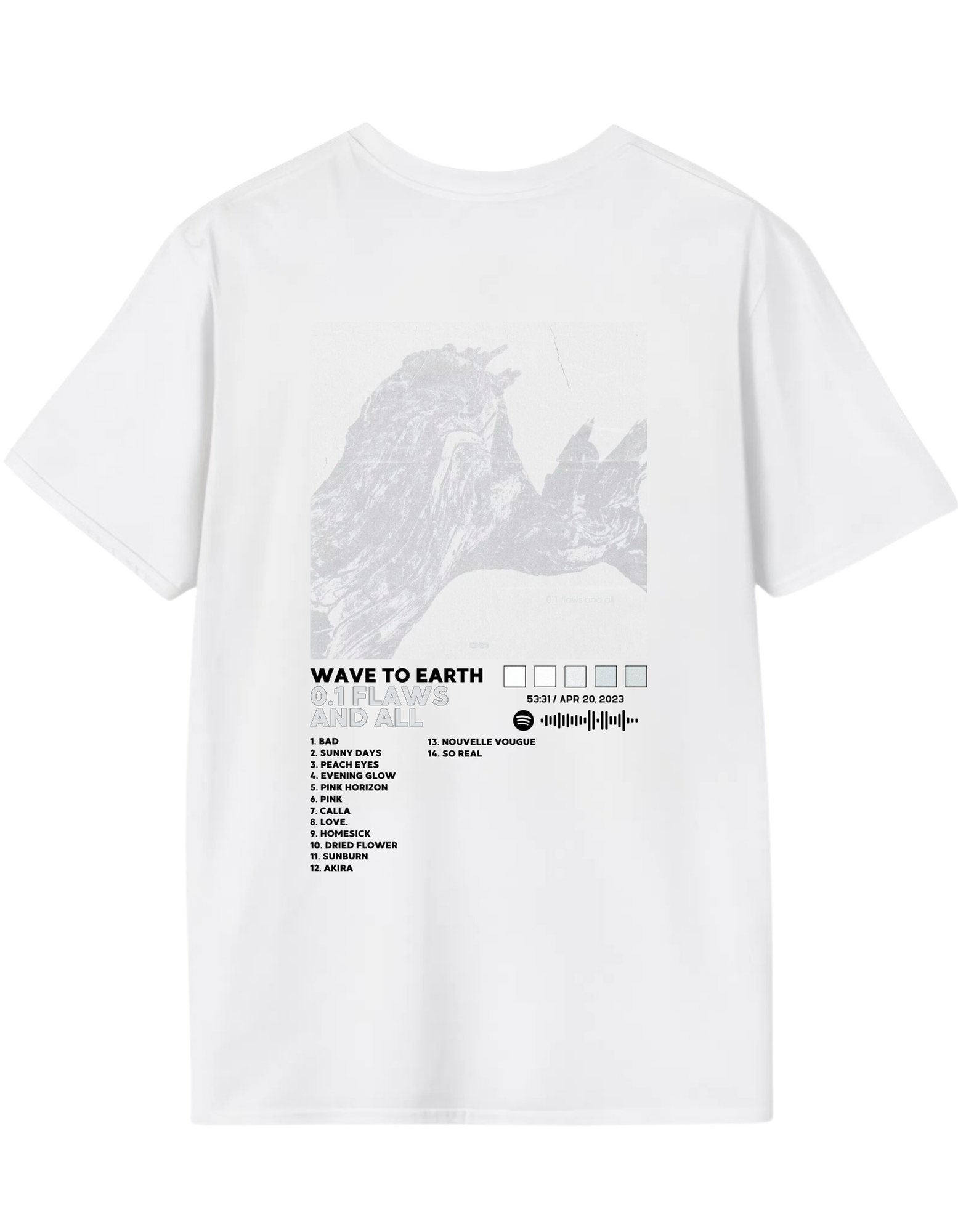 Wave to Earth 0.1 Flaws and All Album Unisex T-Shirt