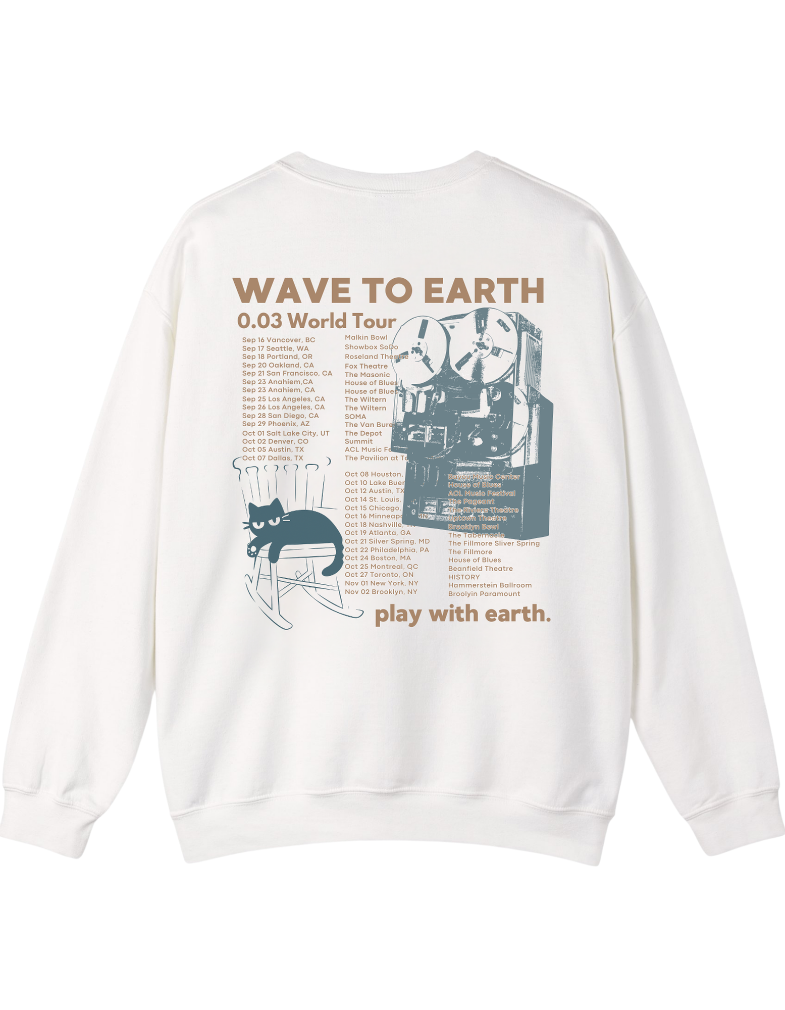 0.03 Na Tour Unisex Softstyle 1 Wave to Earth Sweater [Pre-Order]