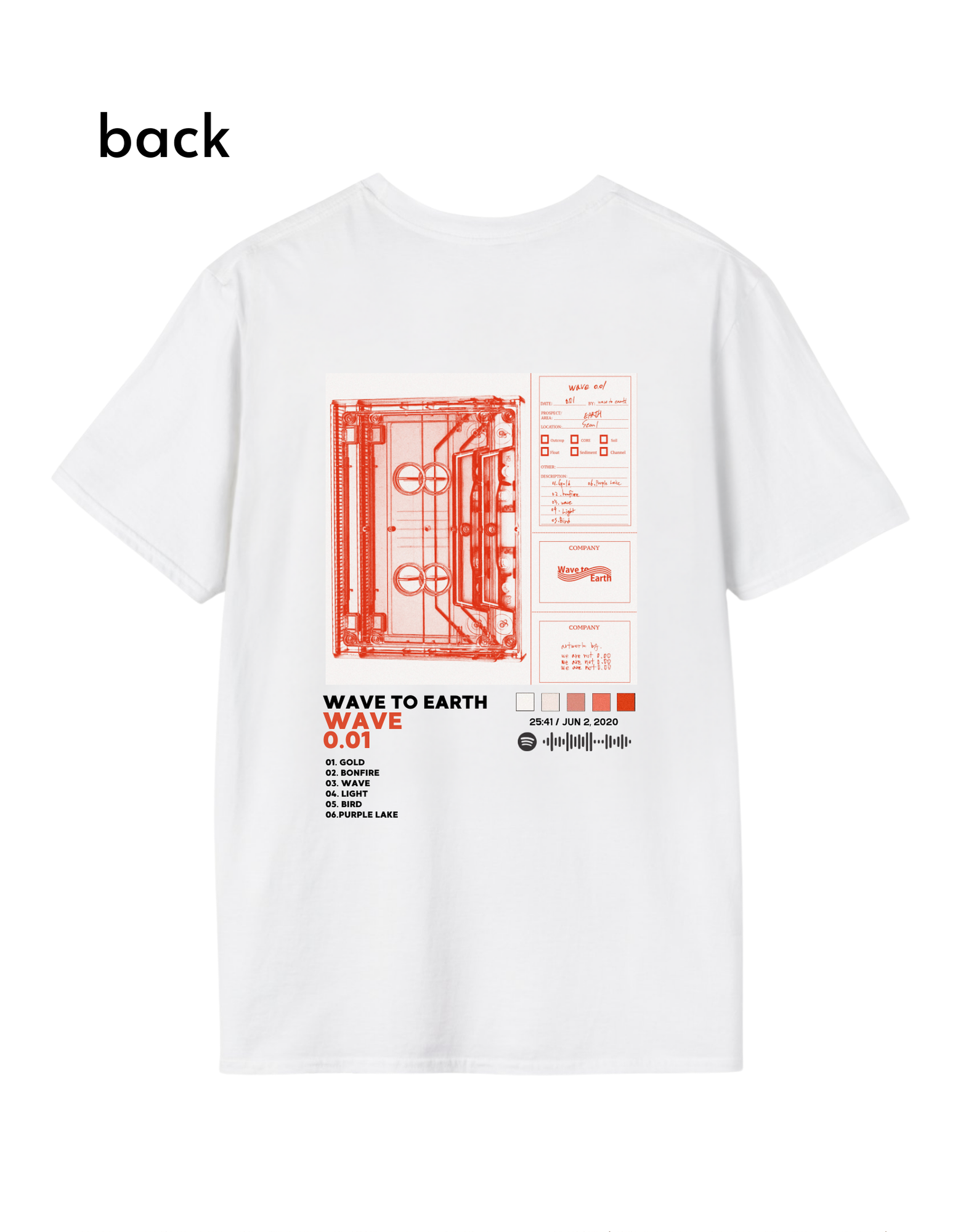 Wave 0.01 Album T-Shirt
