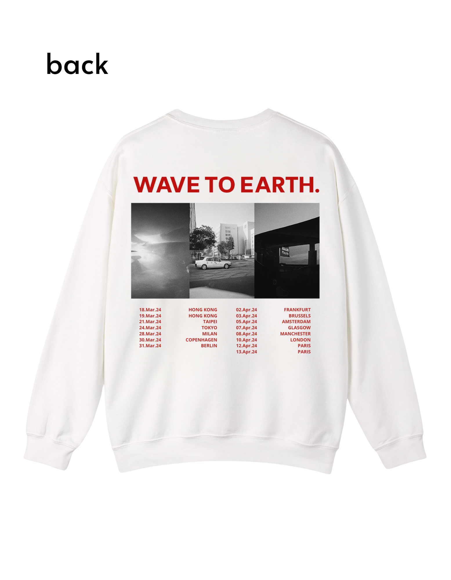 Flaws and All Asia & EU tour Sweater